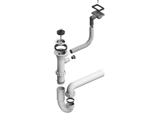 Zlew ALVEUS BASIC 80 LEN (1008993) *** zamów wycięcie otworów GRATIS ***