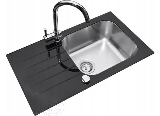Zlew ALVEUS VITRO 20 szkło SZARE (1130528)