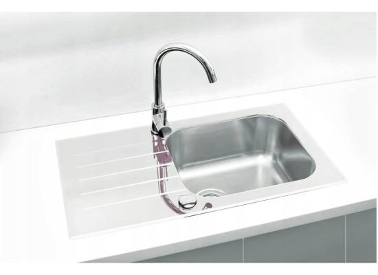 Zlew ALVEUS VITRO 20 szkło SZARE (1130528)