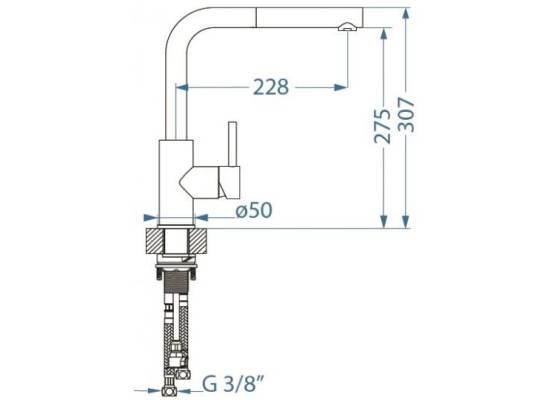 Bateria ALVEUS ZEOS-P MONARCH antracyt PVD (1136504)