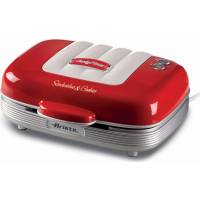 __WYSYŁKA 24H*__ | Opiekacz 3w1 ARIETE 1972/00 sandwich & cookies maker (kolor CZERWONY)