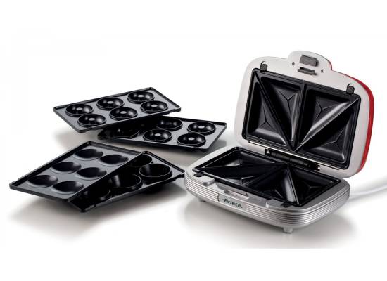 __WYSYŁKA 24H*__ | Opiekacz 3w1 ARIETE 1972/00 sandwich & cookies maker (kolor CZERWONY)