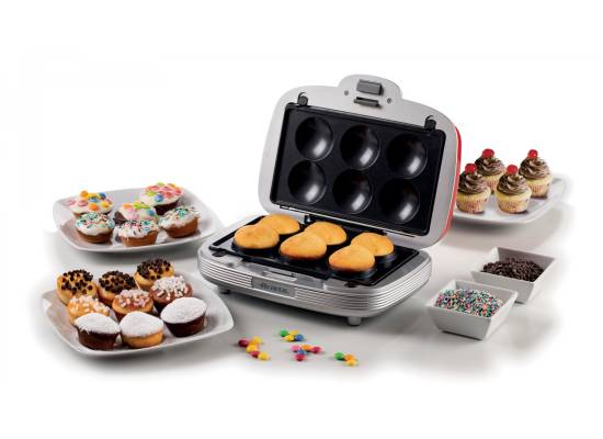 __WYSYŁKA 24H*__ | Opiekacz 3w1 ARIETE 1972/00 sandwich & cookies maker (kolor CZERWONY)