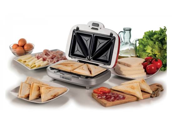 __WYSYŁKA 24H*__ | Opiekacz 3w1 ARIETE 1972/00 sandwich & cookies maker (kolor CZERWONY)