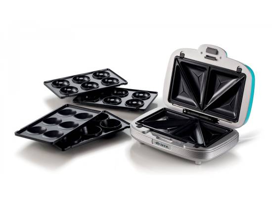 Opiekacz 3w1 ARIETE 1972/01 sandwich & cookies maker (kolor NIEBIESKI)