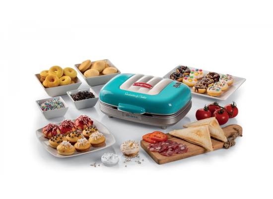 Opiekacz 3w1 ARIETE 1972/01 sandwich & cookies maker (kolor NIEBIESKI)