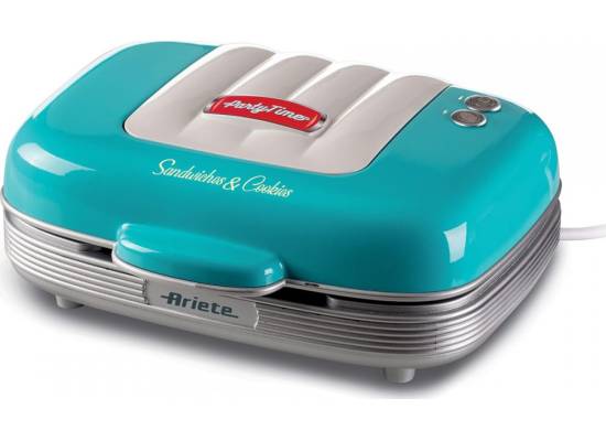Opiekacz 3w1 ARIETE 1972/01 sandwich & cookies maker (kolor NIEBIESKI)