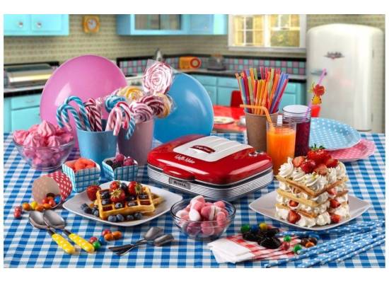 __WYSYŁKA 24H*__ | Gofrownica ARIETE 1973/00 waffle maker (kolor CZERWONY)