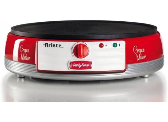 __WYSYŁKA 24H*__ | Naleśnikarka elektryczna ARIETE 202/00 crepes maker (kolor CZERWONY)