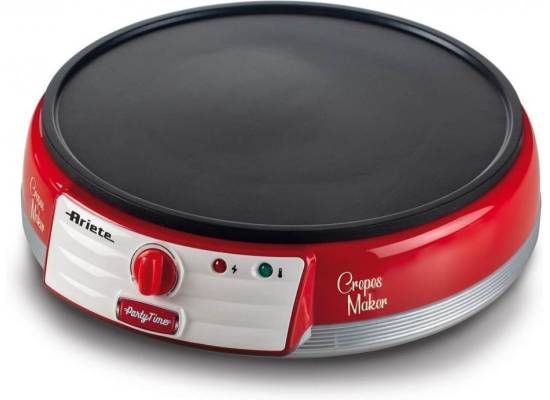 __WYSYŁKA 24H*__ | Naleśnikarka elektryczna ARIETE 202/00 crepes maker (kolor CZERWONY)