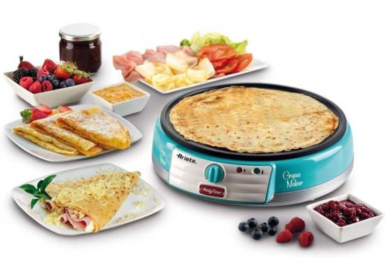__WYSYŁKA 24H*__ | Naleśnikarka elektryczna ARIETE 202/01 crepes maker (kolor NIEBIESKI)