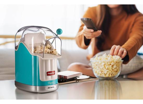 Urządzenie do popcornu ARIETE 2958/01 PartyTime top niebieskie
