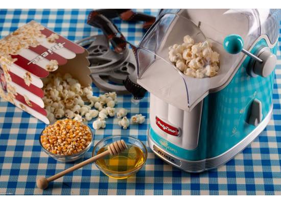 Urządzenie do popcornu ARIETE 2958/01 PartyTime top niebieskie