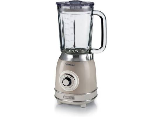 __WYSYŁKA 24H*__ | Blender kielichowy ARIETE 583/03 Vintage blender glass (kolor BEŻOWY)