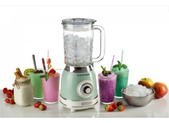 __WYSYŁKA 24H*__ | Blender kielichowy ARIETE 583/04 Vintage blender glass (kolor ZIELONY)