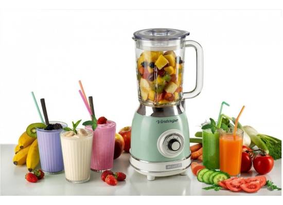 __WYSYŁKA 24H*__ | Blender kielichowy ARIETE 583/04 Vintage blender glass (kolor ZIELONY)
