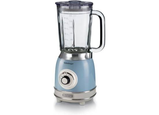 __WYSYŁKA 24H*__ | Blender kielichowy ARIETE 583/05 Vintage blender glass (kolor NIEBIESKI)