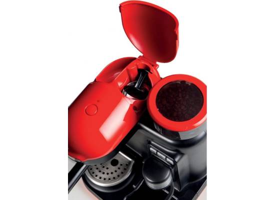 __WYSYŁKA 24H*__ | Ekspres kolbowy ARIETE 1318/00 Moderna espresso (kolor CZERWONY)