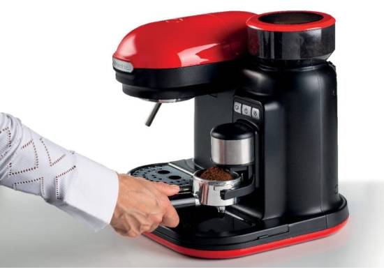 __WYSYŁKA 24H*__ | Ekspres kolbowy ARIETE 1318/00 Moderna espresso (kolor CZERWONY)