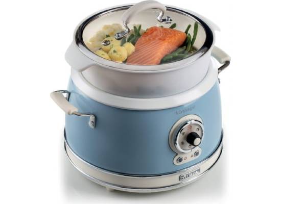 __WYSYŁKA 24H*__ | Wolnowar ARIETE 2904/05 Vintage rice cooker (kolor NIEBIESKI)