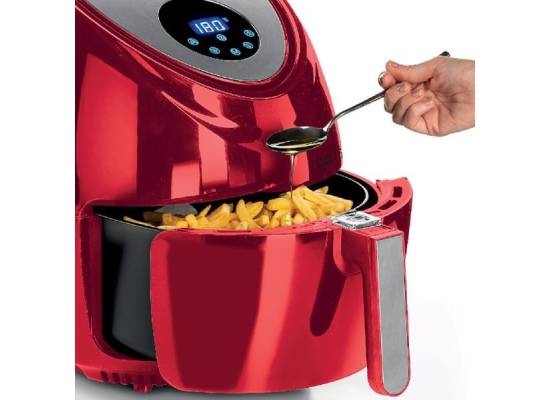 __WYSYŁKA 24H*__ | Frytkownica beztłuszczowa ARIETE 4618/01 air fryer XXL (kolor CZERWONY)