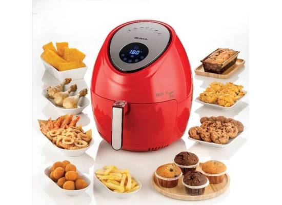 __WYSYŁKA 24H*__ | Frytkownica beztłuszczowa ARIETE 4618/01 air fryer XXL (kolor CZERWONY)