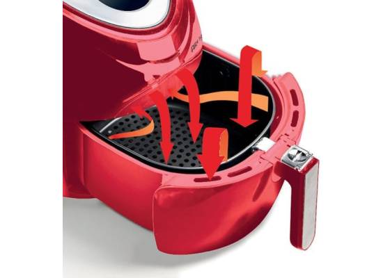 __WYSYŁKA 24H*__ | Frytkownica beztłuszczowa ARIETE 4618/01 air fryer XXL (kolor CZERWONY)