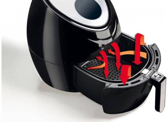 **__WYSYŁKA 24H__** Frytkownica beztłuszczowa ARIETE 4618/00 air fryer XXL (kolor CZARNY)