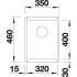 Zlew BLANCO SUBLINE 320-U tartufo (korek manual InFino) (523414)