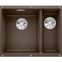 Zlew BLANCO SUBLINE 340/160-U kawowy lewa (korek manual InFino) (523557)