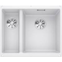 Zlew BLANCO SUBLINE 340/160-U biały prawa (korek manual InFino) (523562)