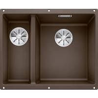 Zlew BLANCO SUBLINE 340/160-U kawowy prawa (korek manual InFino) (523567)