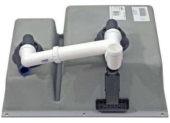 Zlew BLANCO SUBLINE 340/160-U kawowy prawa (korek manual InFino) (523567)