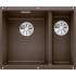 Zlew BLANCO SUBLINE 340/160-U kawowy lewa (korek manual InFino) (523557)