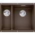Zlew BLANCO SUBLINE 340/160-U kawowy prawa (korek manual InFino) (523567)
