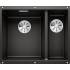 Zlew BLANCO SUBLINE 340/160-U czarny lewa (korek manual InFino) (525985)
