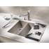 Zlew BLANCO SUBLINE 340/160-U kawowy prawa (korek manual InFino) (523567)