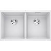 Zlew BLANCO SUBLINE 350/350-U biały (korek manual InFino) (523578)