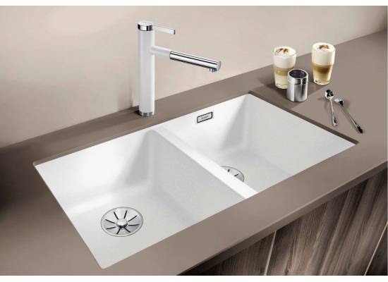 Zlew BLANCO SUBLINE 350/350-U tartufo (korek manual InFino) (523581)