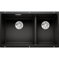 Zlew BLANCO SUBLINE 430/270-U czarny lewa (korek manual InFino) (525991)