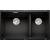Zlew BLANCO SUBLINE 430/270-U czarny lewa (korek manual InFino) (525991)