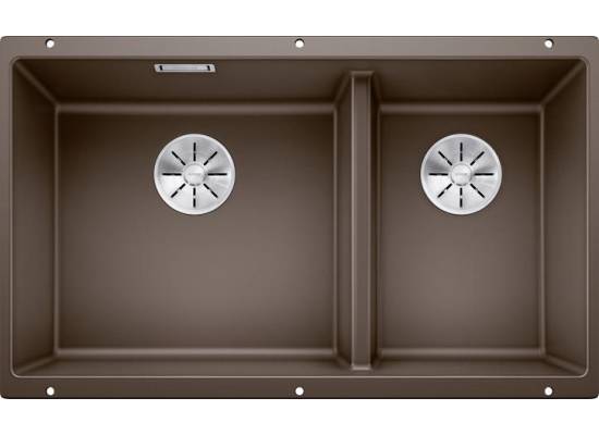 Zlew BLANCO SUBLINE 430/270-U kawowy (korek manual InFino) (523160)