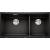Zlew BLANCO SUBLINE 480/320-U czarny lewa (korek manual InFino) (525993)