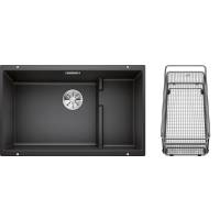 Zlew BLANCO SUBLINE 700-U LEVEL antracyt z koszykiem stalowym (korek manual InFino) (523452)