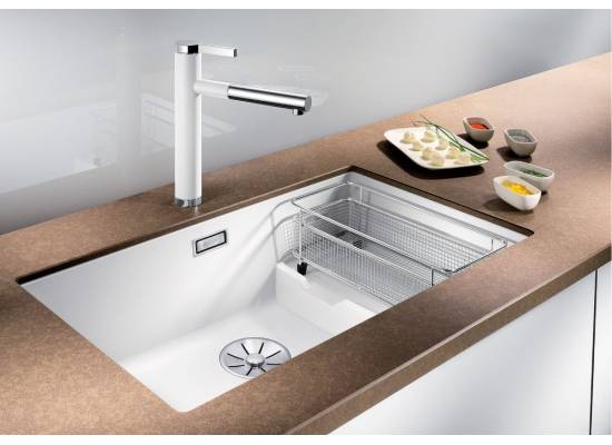 Zlew BLANCO SUBLINE 700-U LEVEL kawowy (korek manual InFino) (523547)
