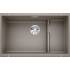 Zlew BLANCO SUBLINE 700-U LEVEL tartufo z koszykiem stalowym (korek manual InFino) (523459)