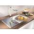 Zlew BLANCO SUBLINE 700-U LEVEL kawowy (korek manual InFino) (523547)