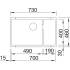 Zlew BLANCO SUBLINE 700-U LEVEL kawowy (korek manual InFino) (523547)