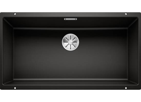 Zlew BLANCO SUBLINE 800-U czarny (korek manual InFino) (526005)