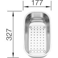 Odsączarka BLANCO stalowa do SUPRA160-U, NOVA 6/6S, TIPO 6S, MEDIAN 6S - 327x177x77mm (208195)